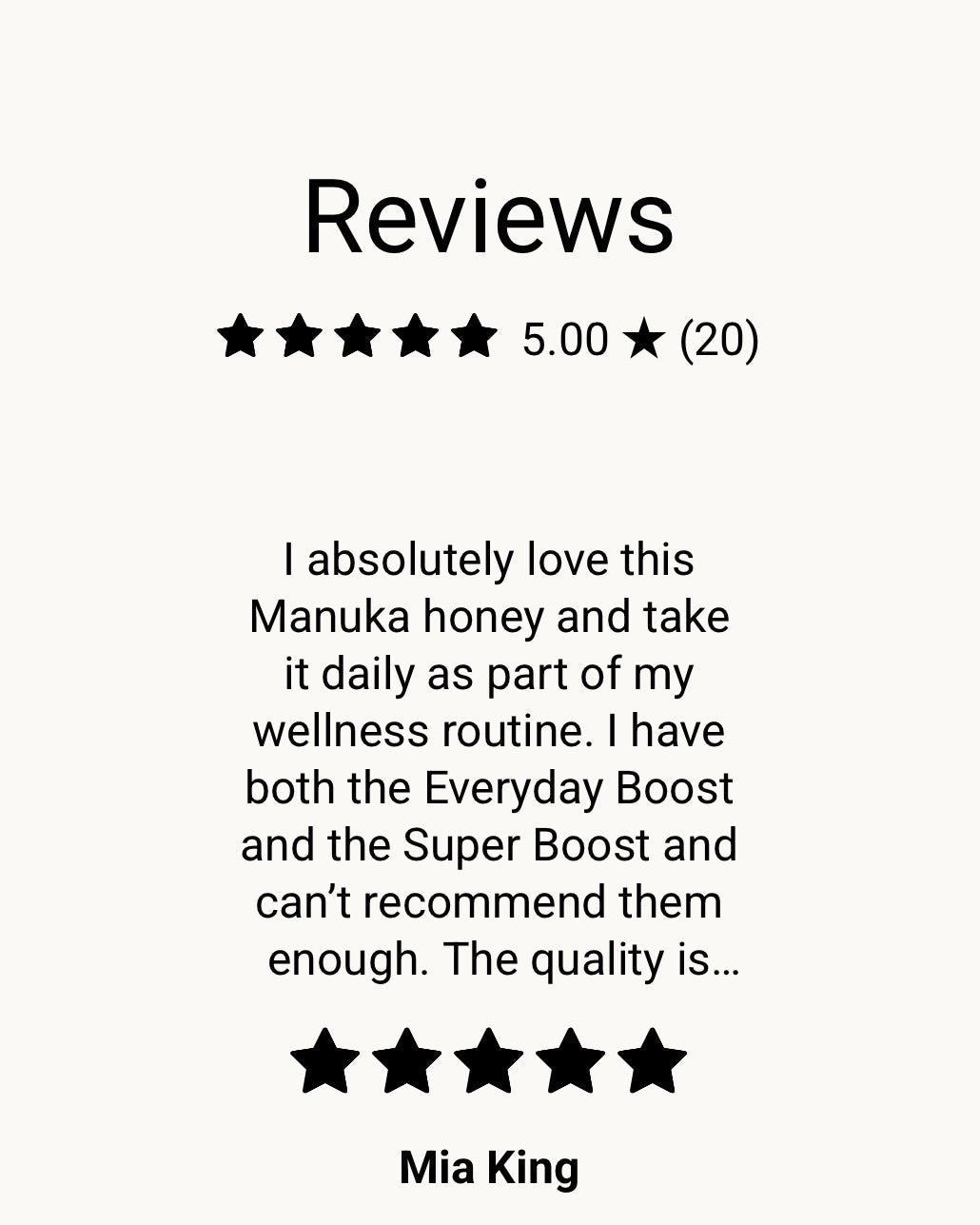 Manuka honey MGO 540 Everyday Boost | certified New Zealand Manuka honey, 2-pack