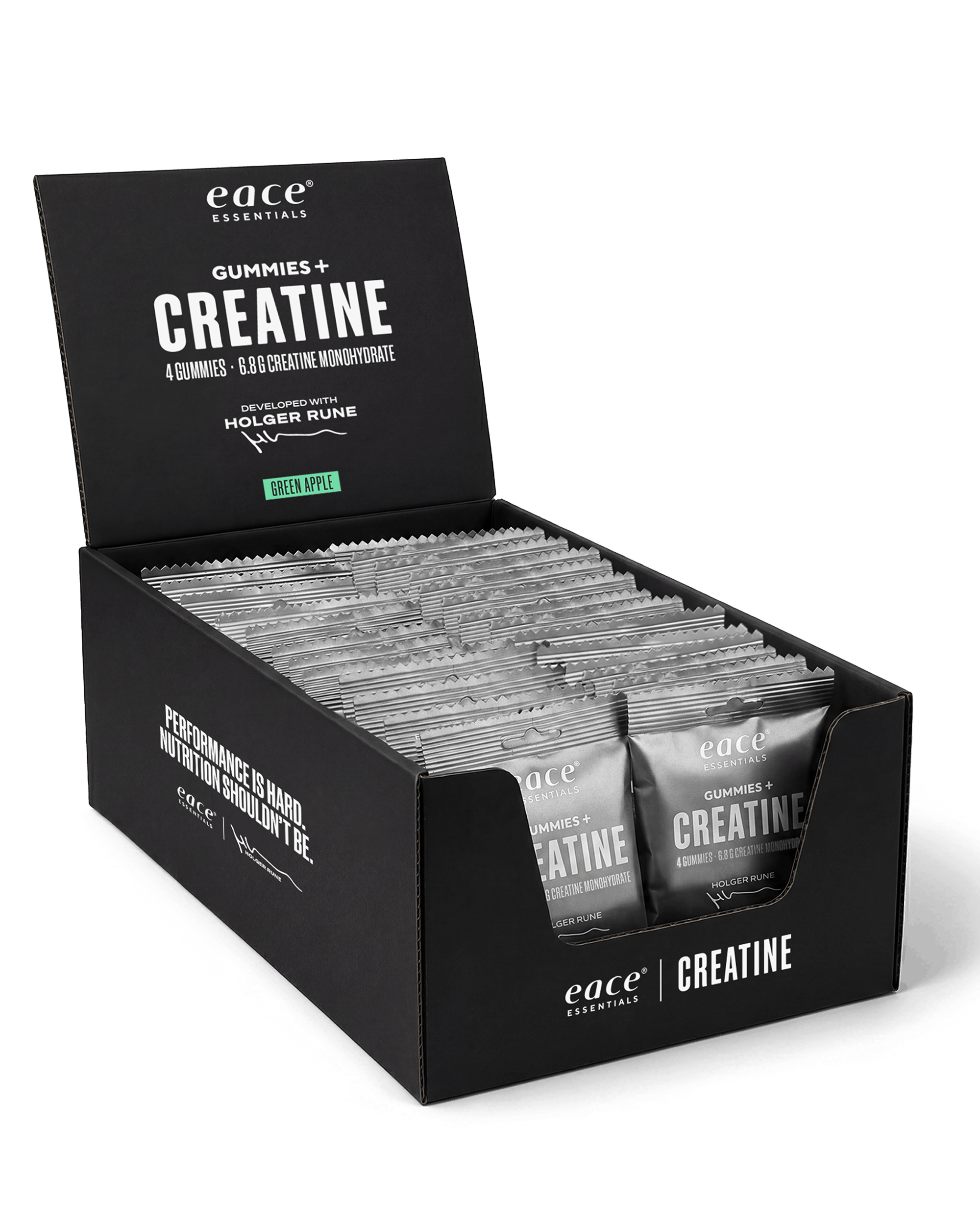 Gummies+ Creatine Green Apple (30 pack x 4 gummies)
