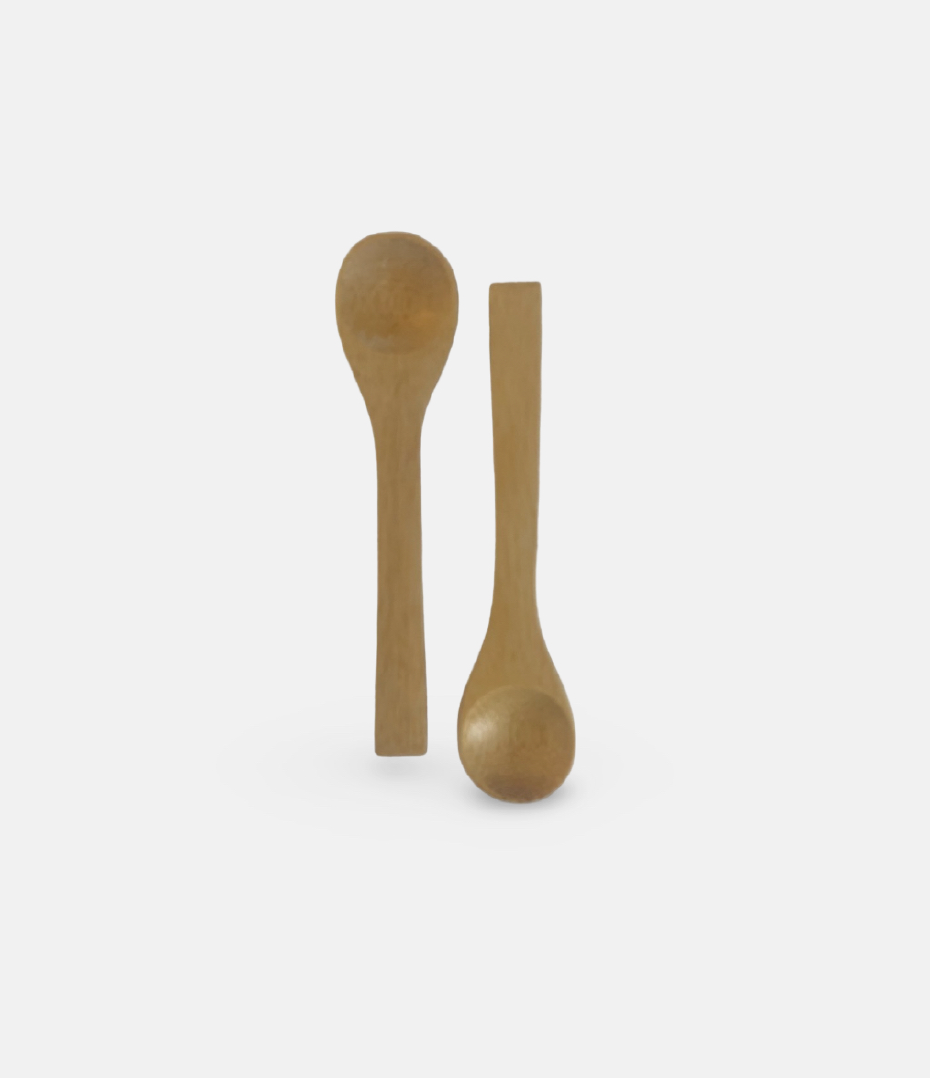 Manuka honey bamboo spoon x 2