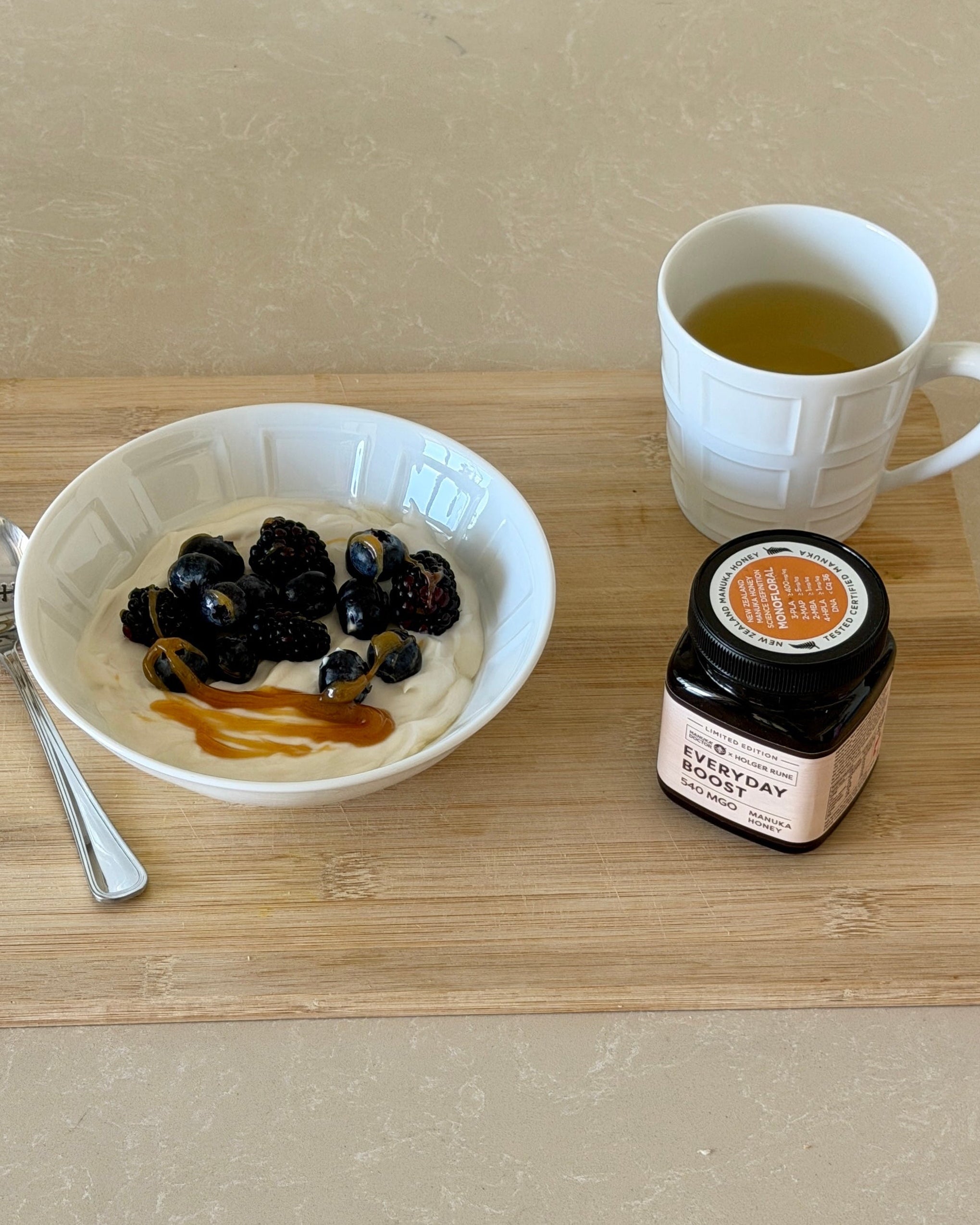 Manuka Everyday Boost 540 MGO, certificeret Manuka honning, 250 g/glas