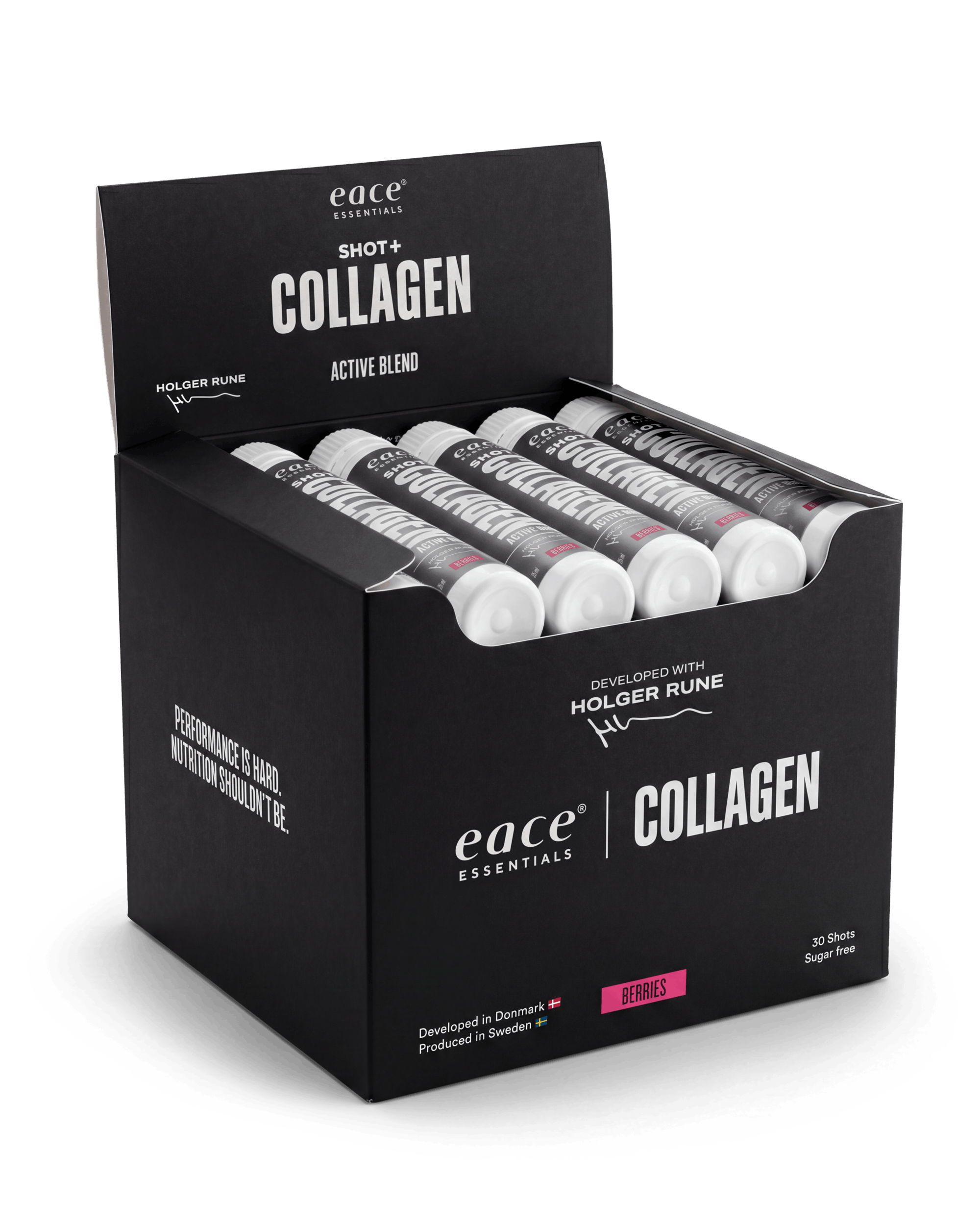 Shot+ Collagen Peptides, Berries (30 pack)