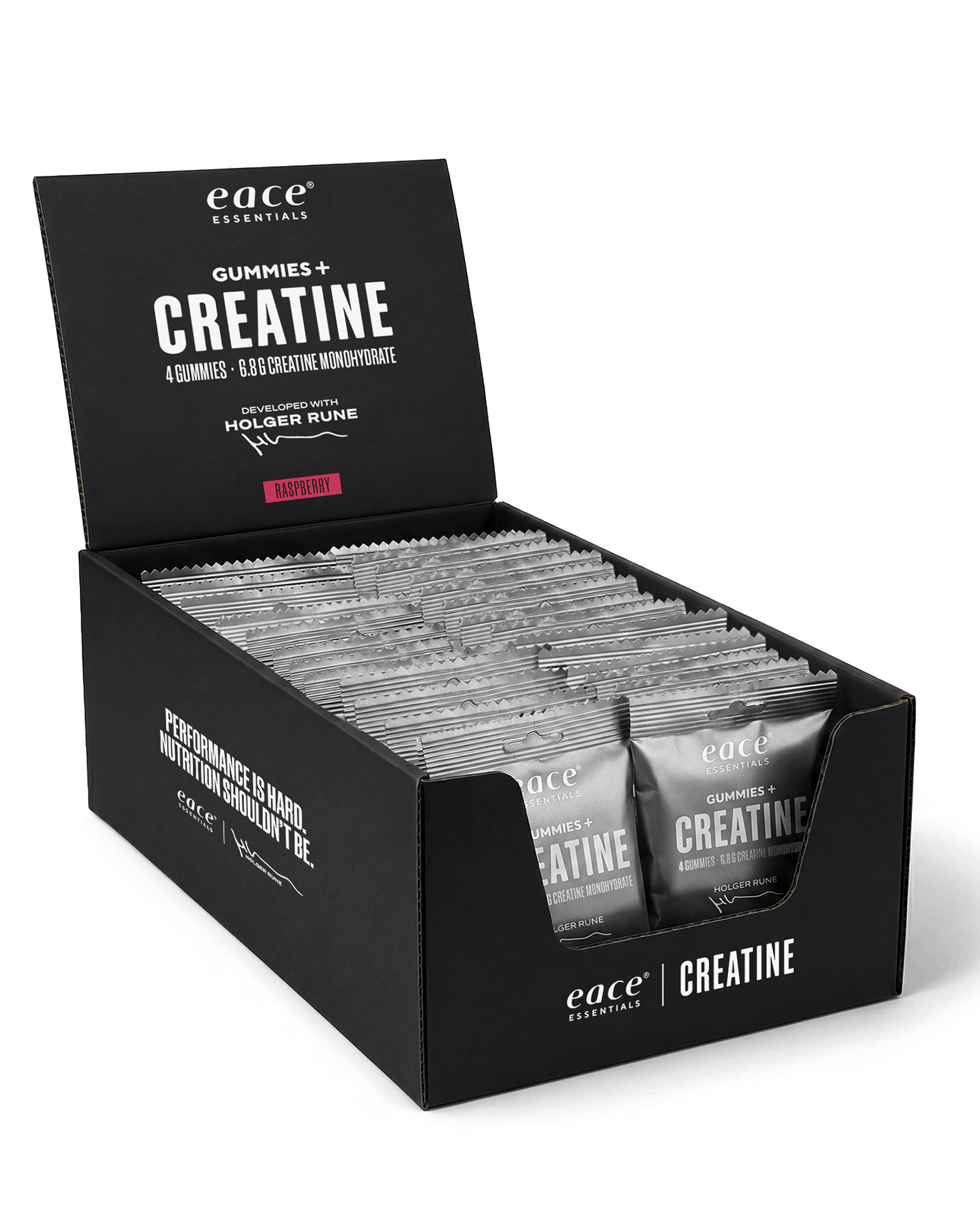 Gummies+ Creatine Raspberry (30 pack x 4 gummies)