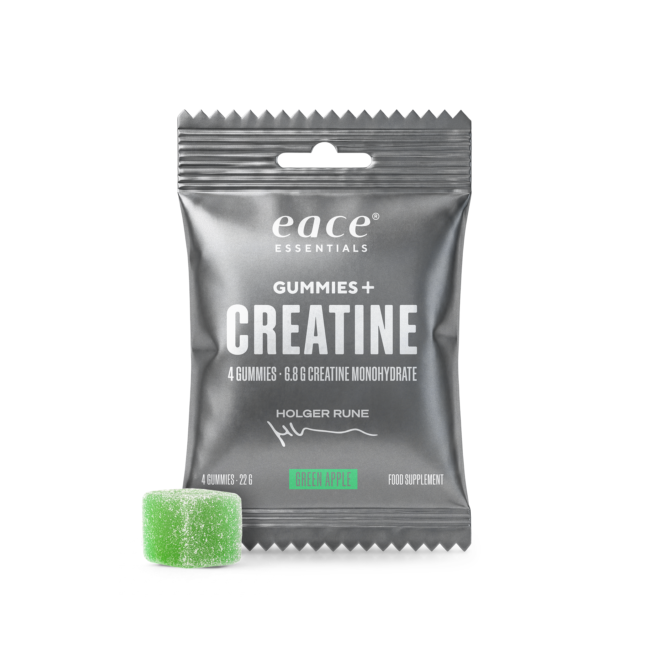 Gummies+ Creatine (Green Apple) (30 pack)